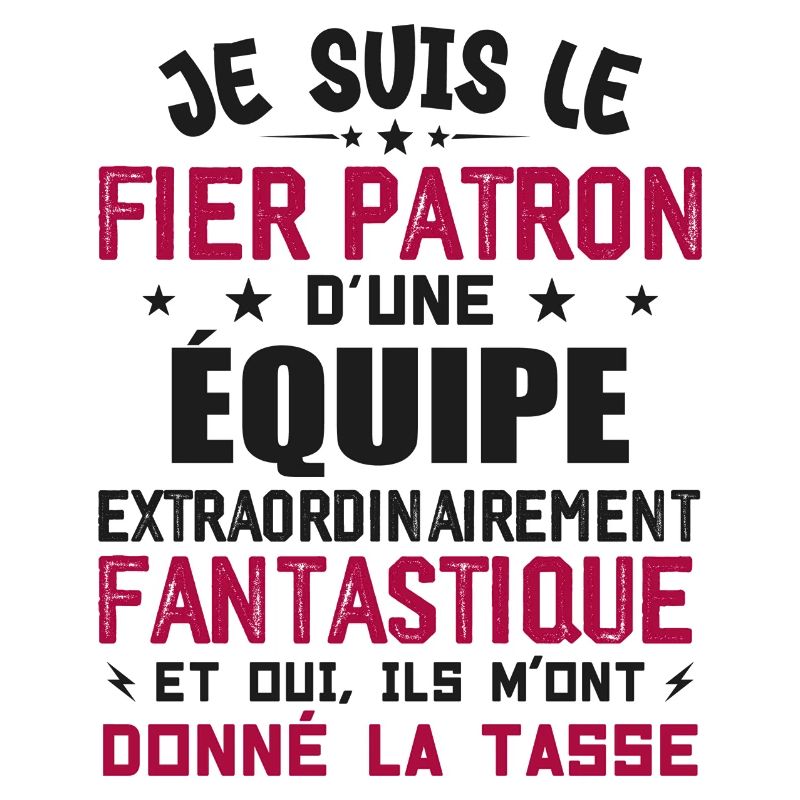 Ich bin stolzer Chef eines Teams