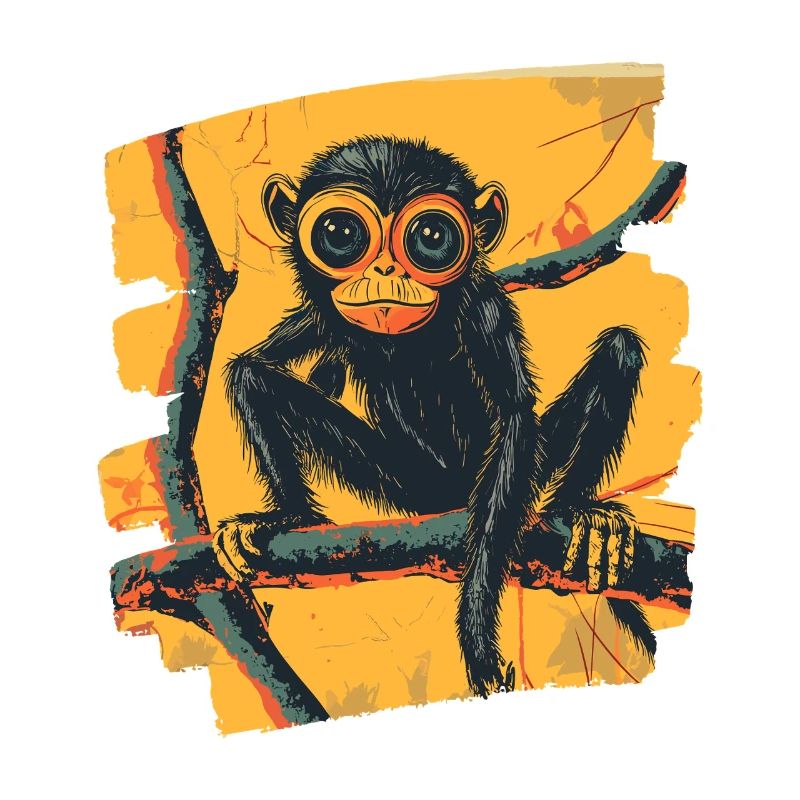 Spider Monkey Retro