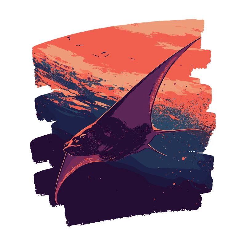 Manta Rays Retro