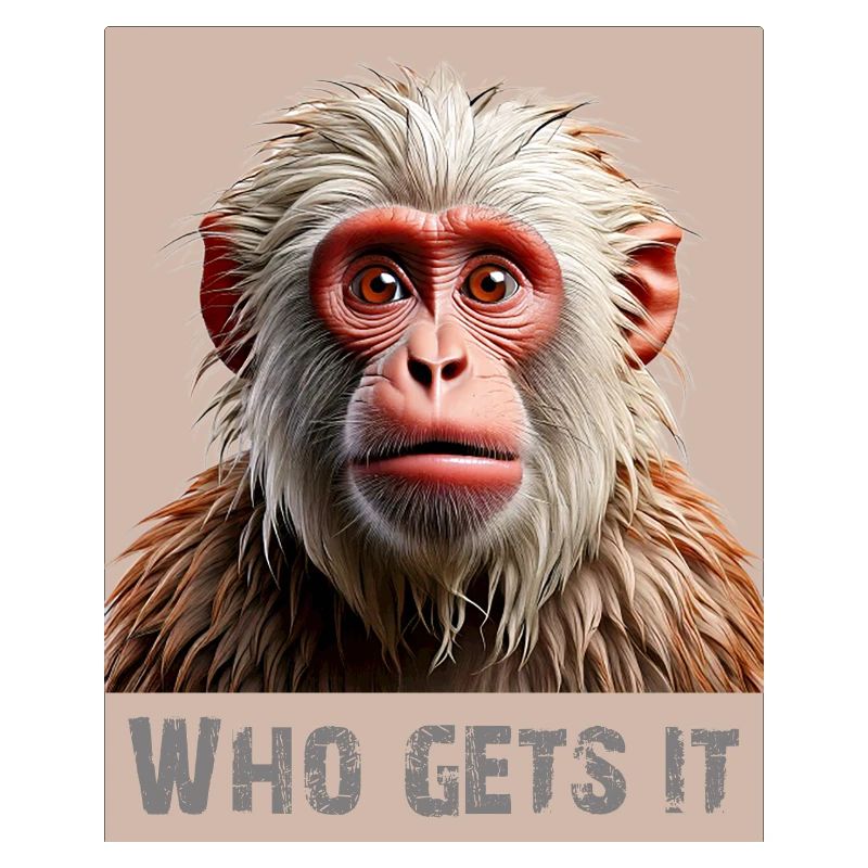 Affe – Who Gets It? | Witziges Design