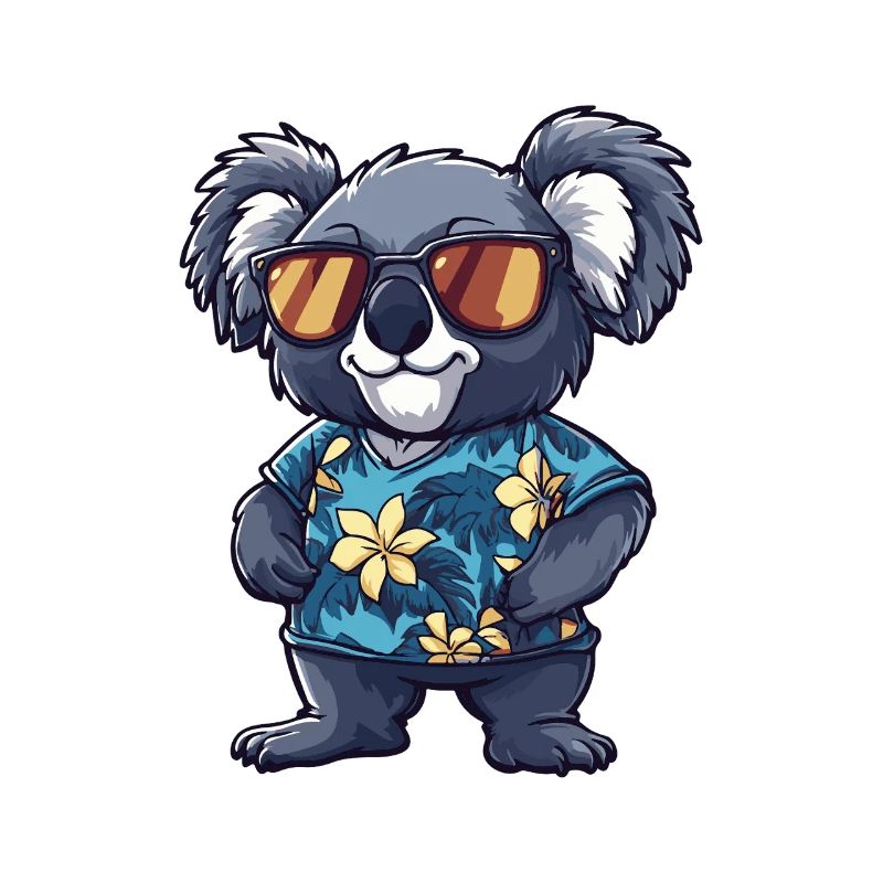 Koala Comic Funny Summer