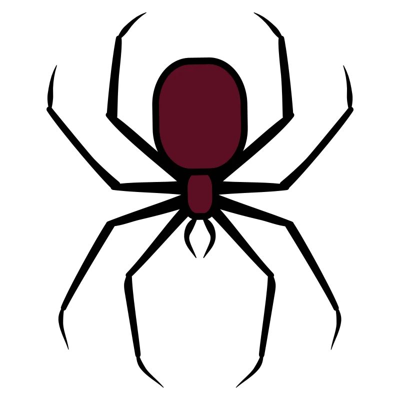 Gruselige Halloween Unheimliche Goth-Spinne 3