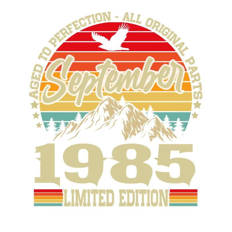 September 1985 Geburtstag Design ist das perfekte 