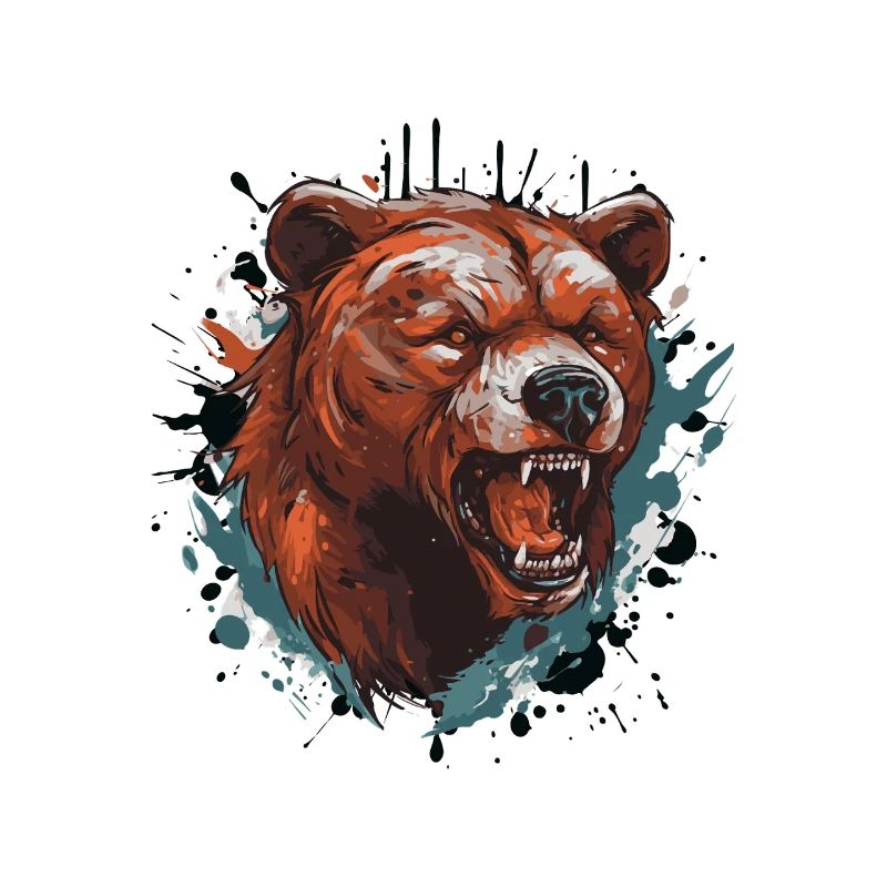 Grizzly Bear Head