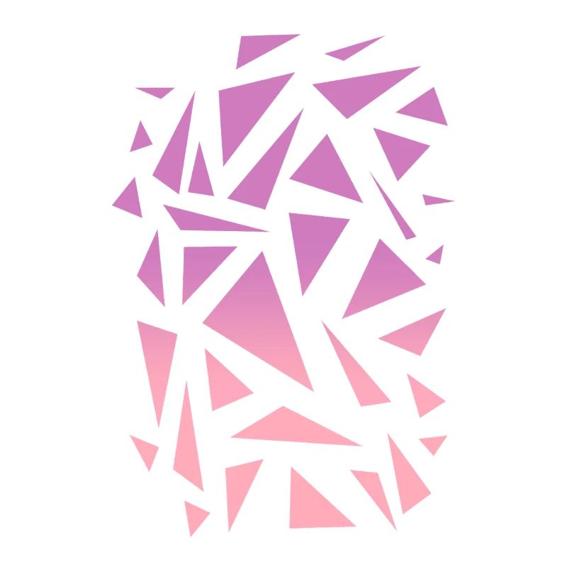 Triangle Pattern - Purple Pink