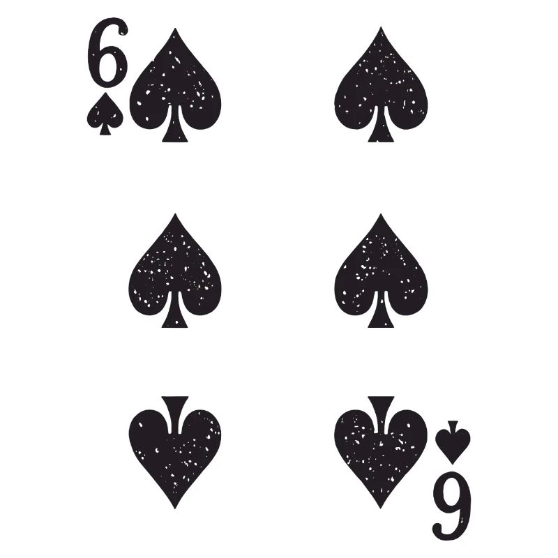 Six Spades Nine Spades Pattern