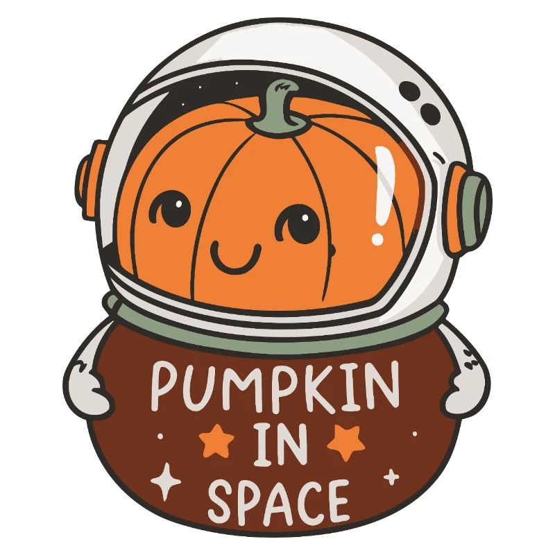 Smiling Astronaut Pumpkin