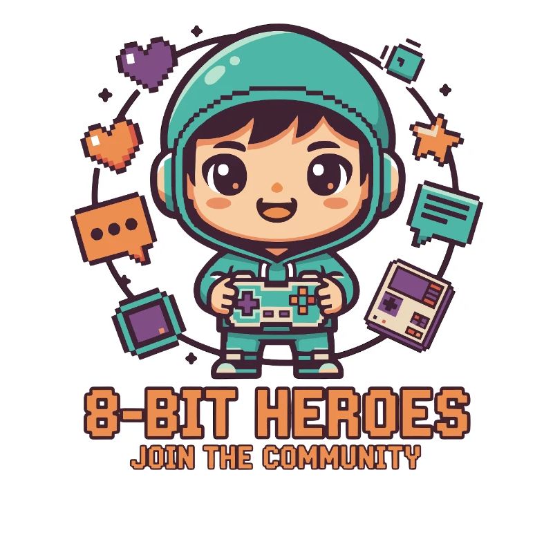 HÉROS 8 BITS | Jeux Rétro Chibi Communauté Pixel