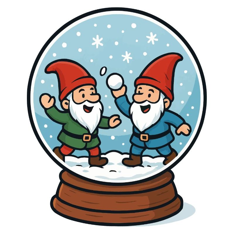 Dwarfs in a snow globe