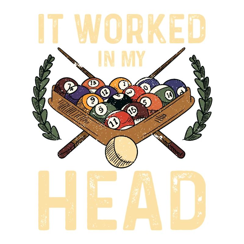 Head Has Pool Humor