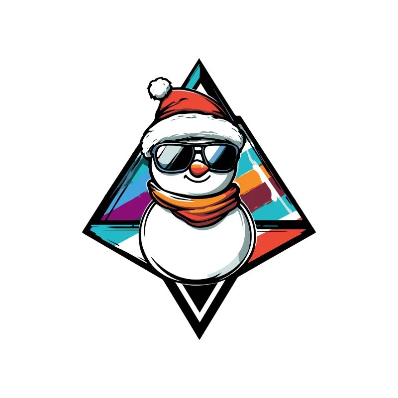Snowman with Sunglasses Comic