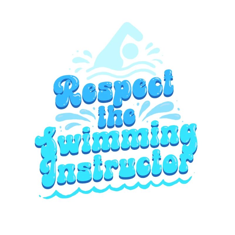 Moniteur de natation Respecte l’instructeur de natation