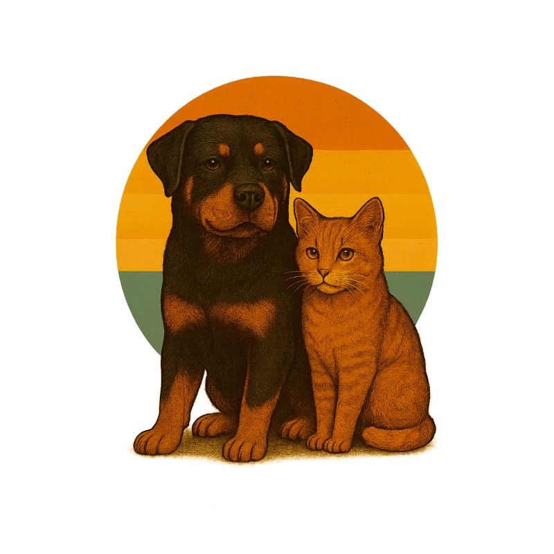 Rottweiler Cat