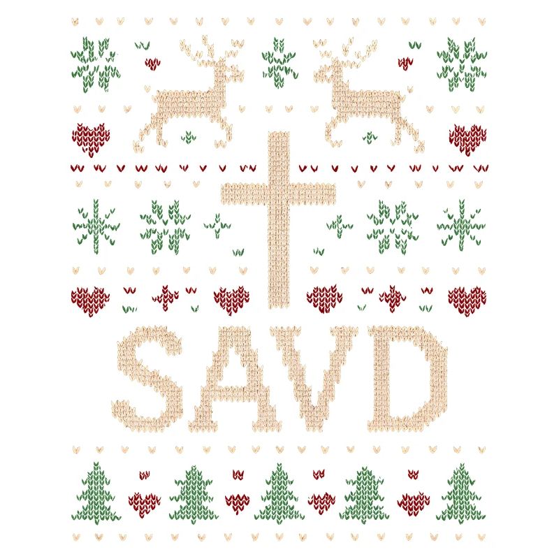 Weihnachtspullover gerettet Christlicher Glaube Je