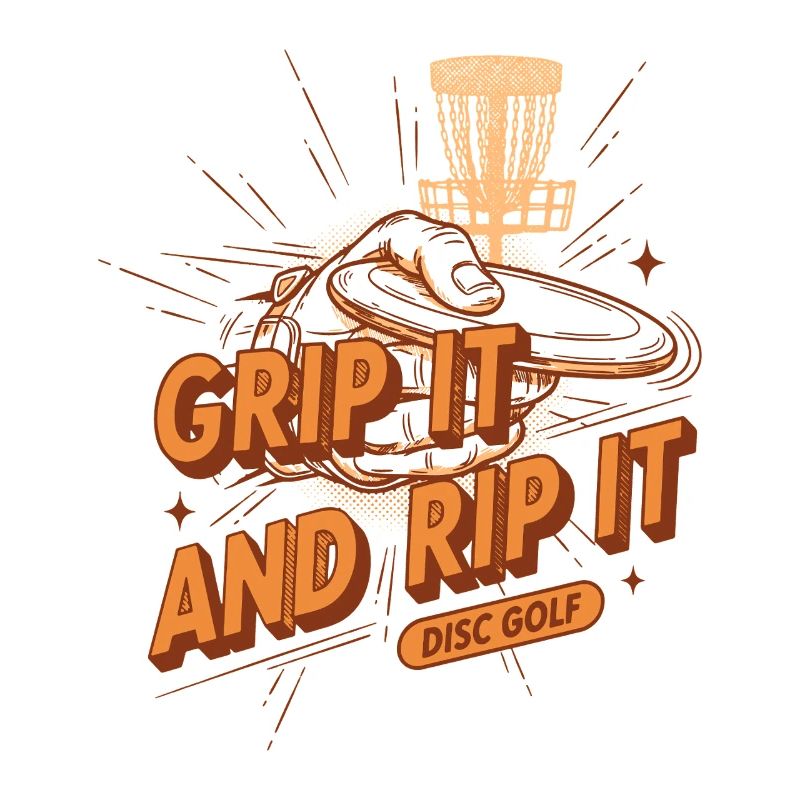 Grip It And Rip It Disc Golf Funny Disc Golf