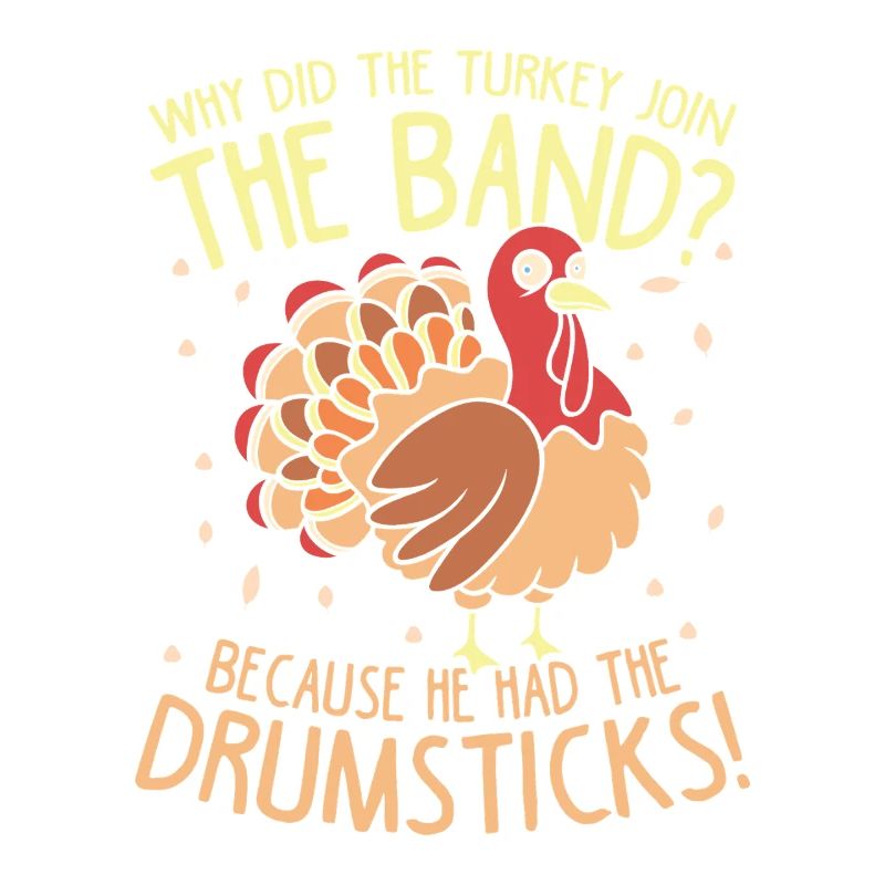 Truthahn in der Band: Drumsticks-Witz