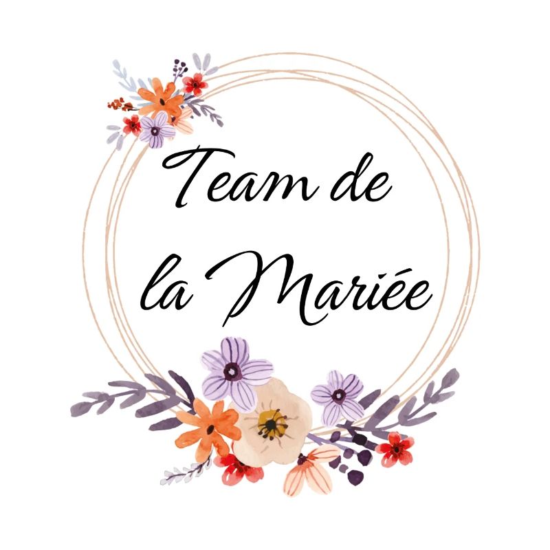 Team Mariée EVJF Fleurs Colorées