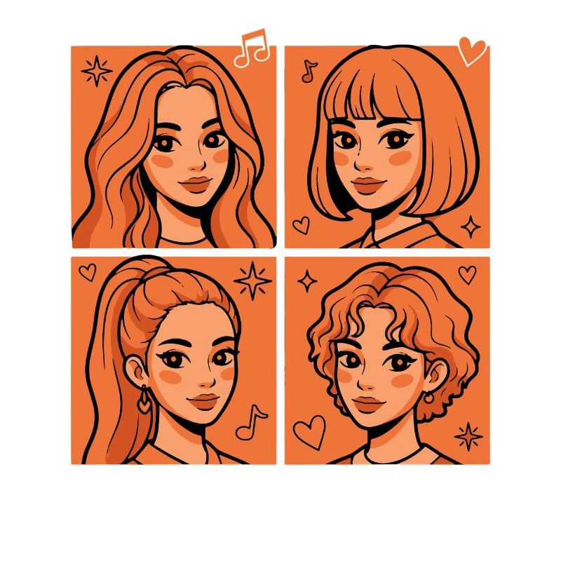 Kpop Pop Coréenne Pop Adoration de groupes féminins coréens mignons