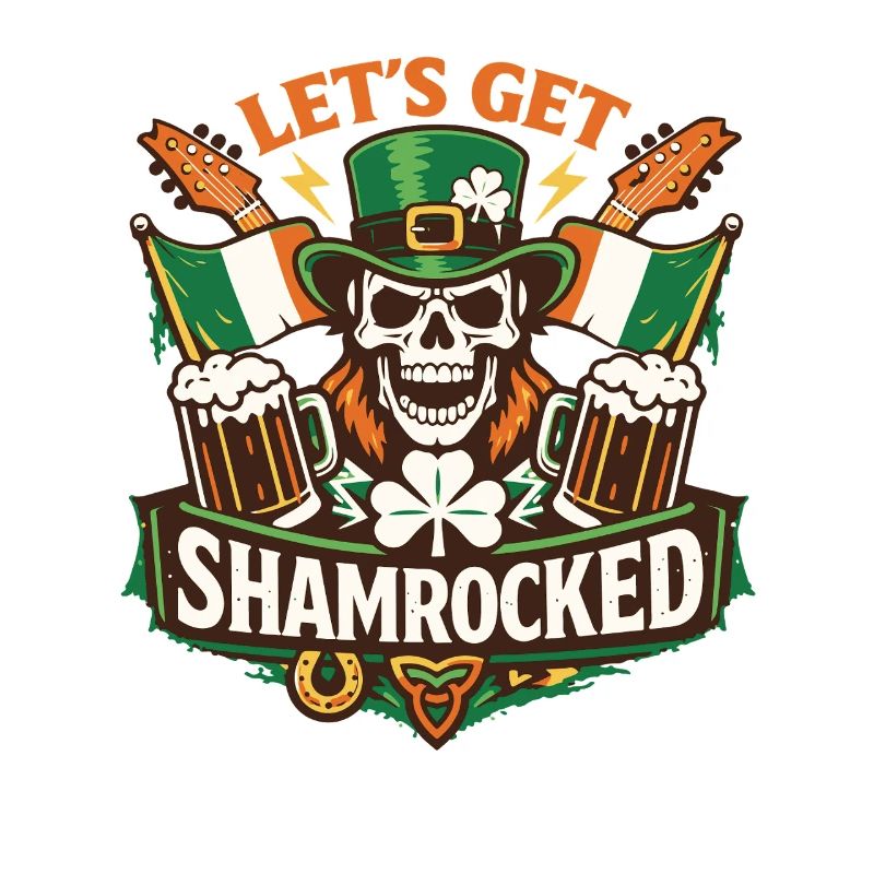 Let's Get Shamrocked | St Patrick Skull Party