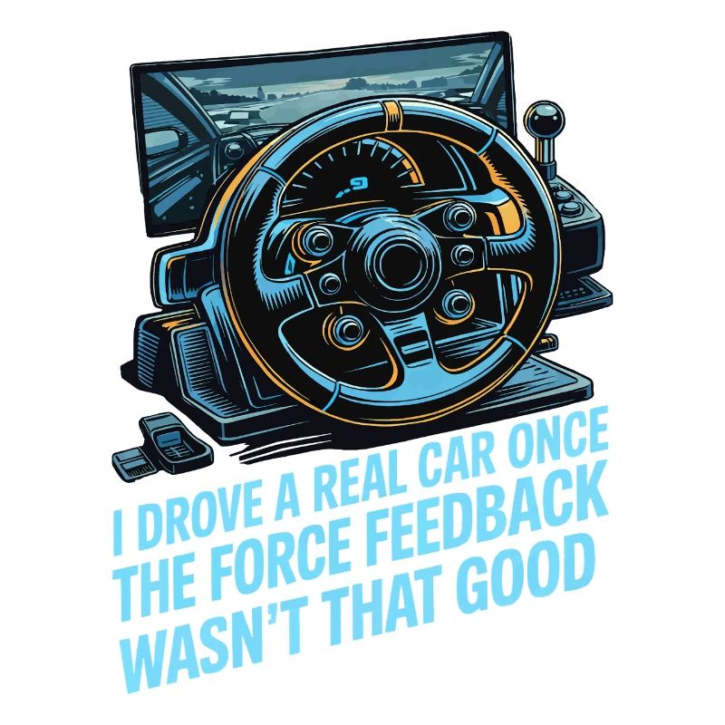 Ich bin einmal ein echtes Auto gefahren, das Force