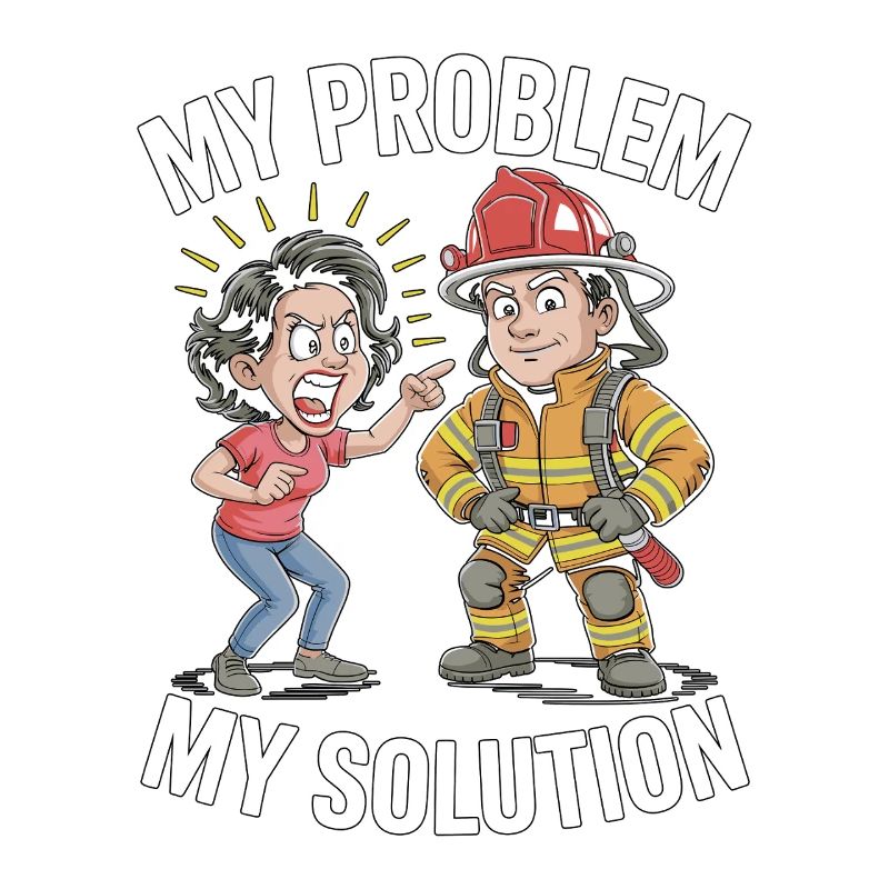 Fire Engineer My Problem My Pictogram Dad Mom