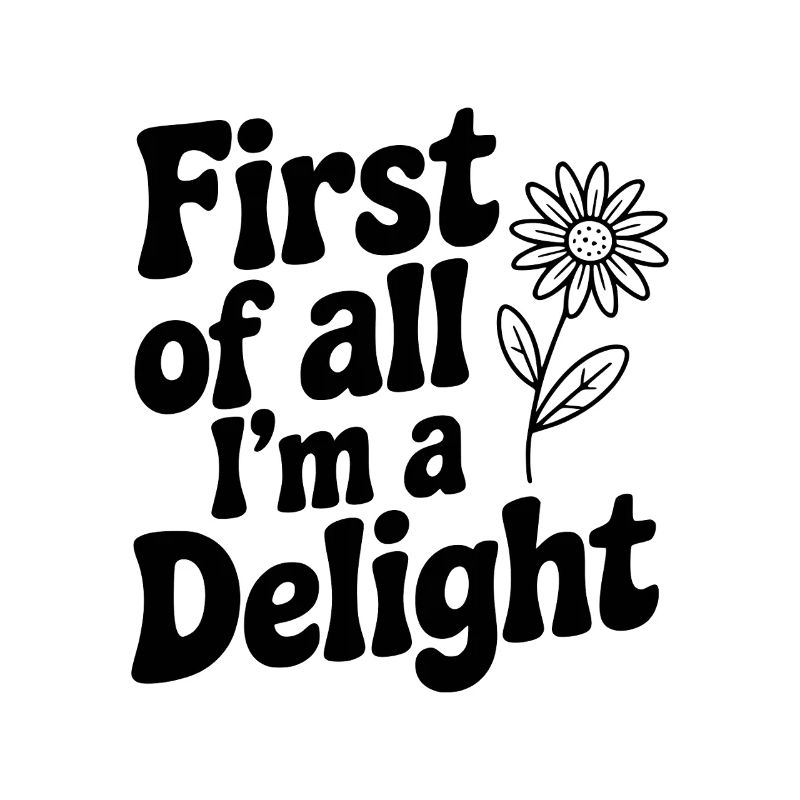 Zunächst einmal bin ich eine Freude