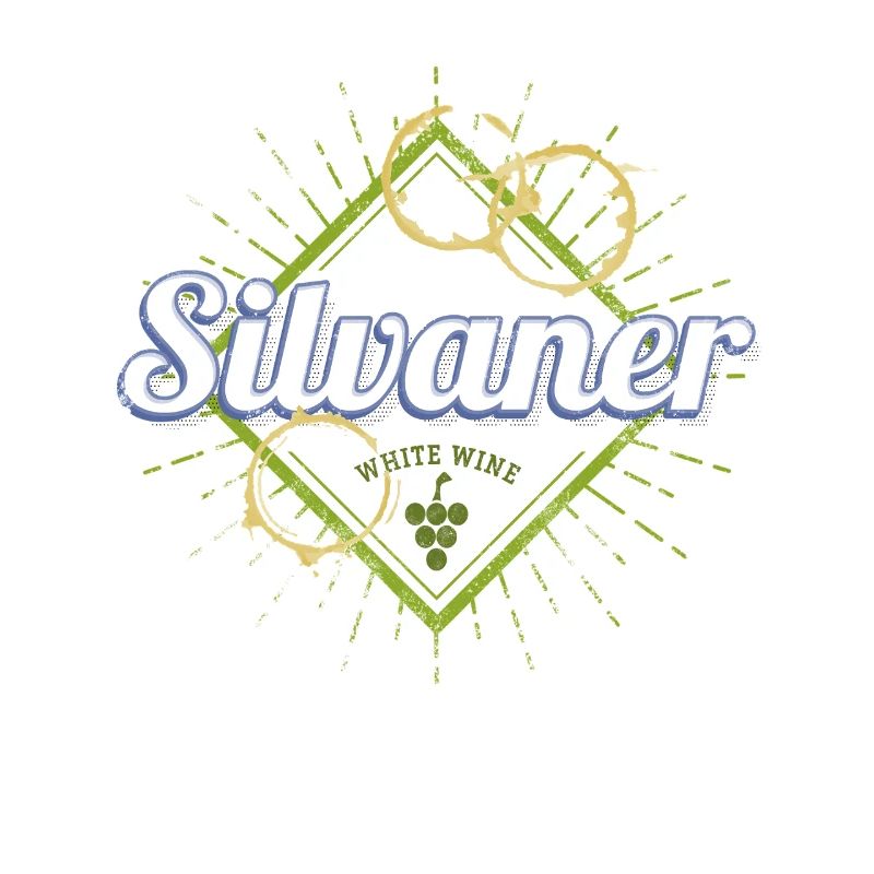 Silvaner with Vine Vintage Wine Drinker Design