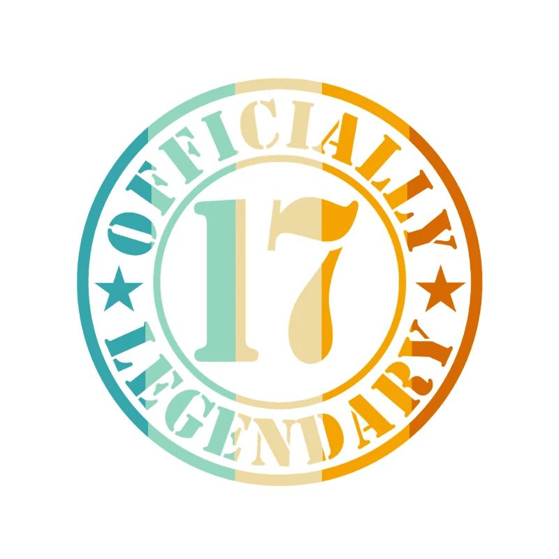 17. Geburtstag Junge Mädchen Legende Level 17