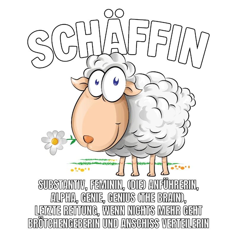 Schäffin - Alpha Schaf mit Sonnenbrille