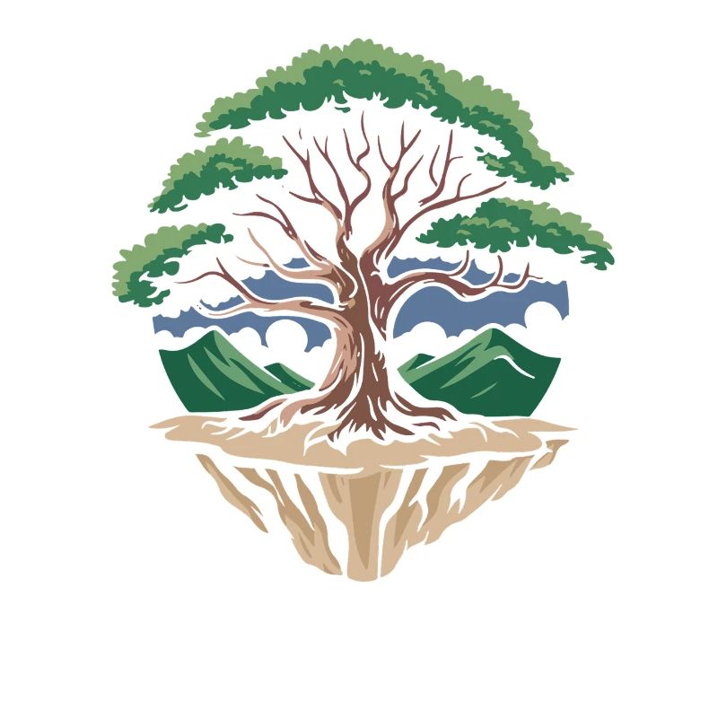 Tree Island Circle Landscape
