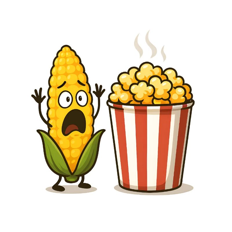 Shocked Corn Popcorn