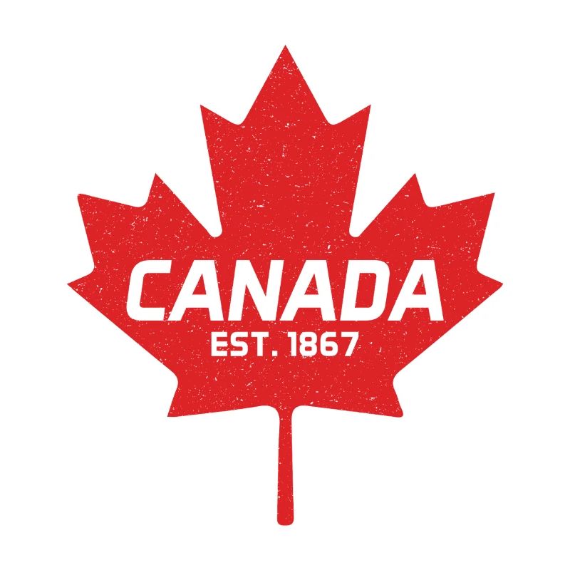 Canada Est, 1867, feuille d’érable du Canada millésime