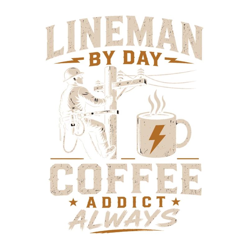 Strom Techniker Kaffee Kabel Arbeit