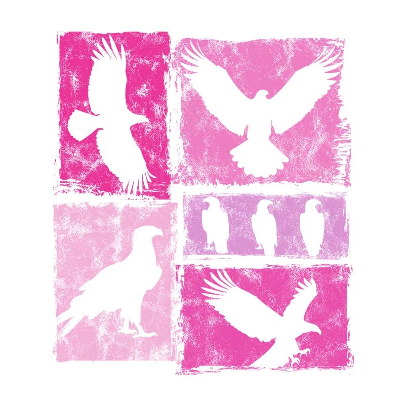 Silhouettes graphiques rétro Eagle