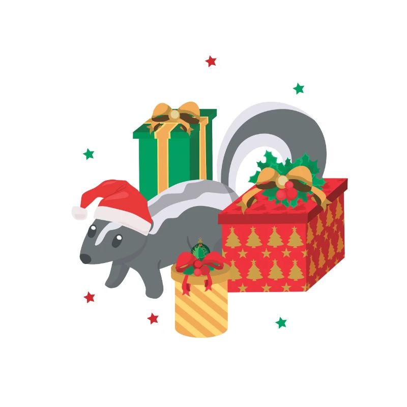 Weihnachten Honig Dachs
