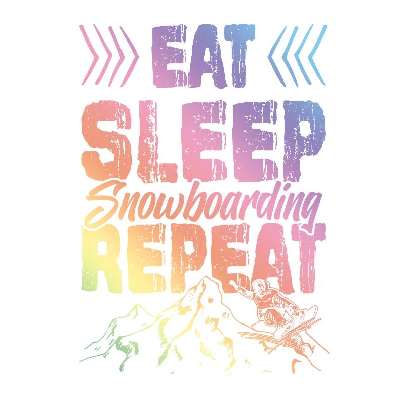 Manger dormir Snowboard Répéter
