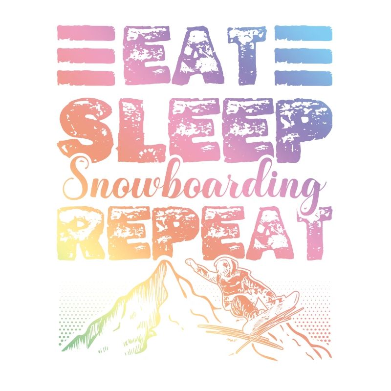 Manger Dormir Snowboard Répéter