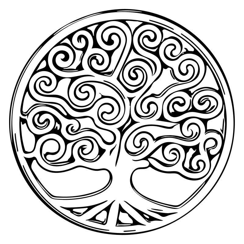 Arbre de vie Mandala Esprit