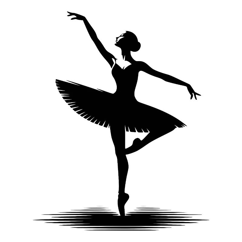 Équilibre parfait du ballet dans le mouvement de danse