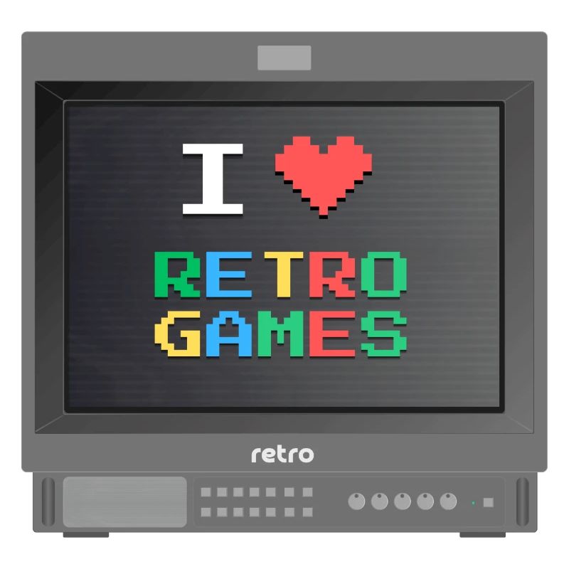 PVM Lover - Retrogames (Noir)