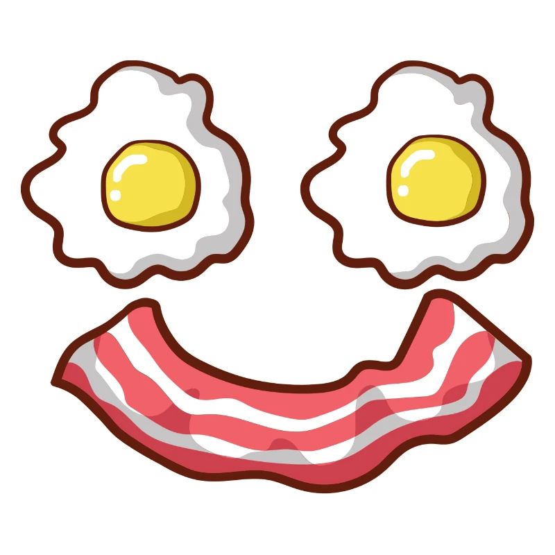 Frühstück Eier Bacon Geschenk