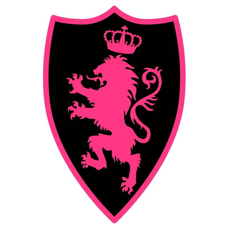 22 Ritterschild Löwe Krone