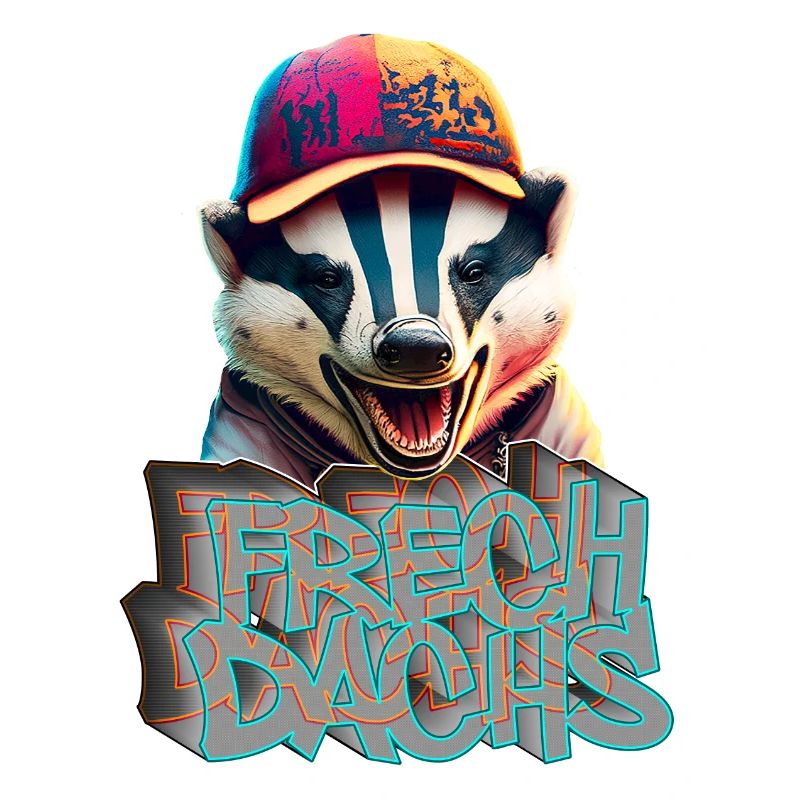 Frechdachs- Frecher Dachs Graffiti Style
