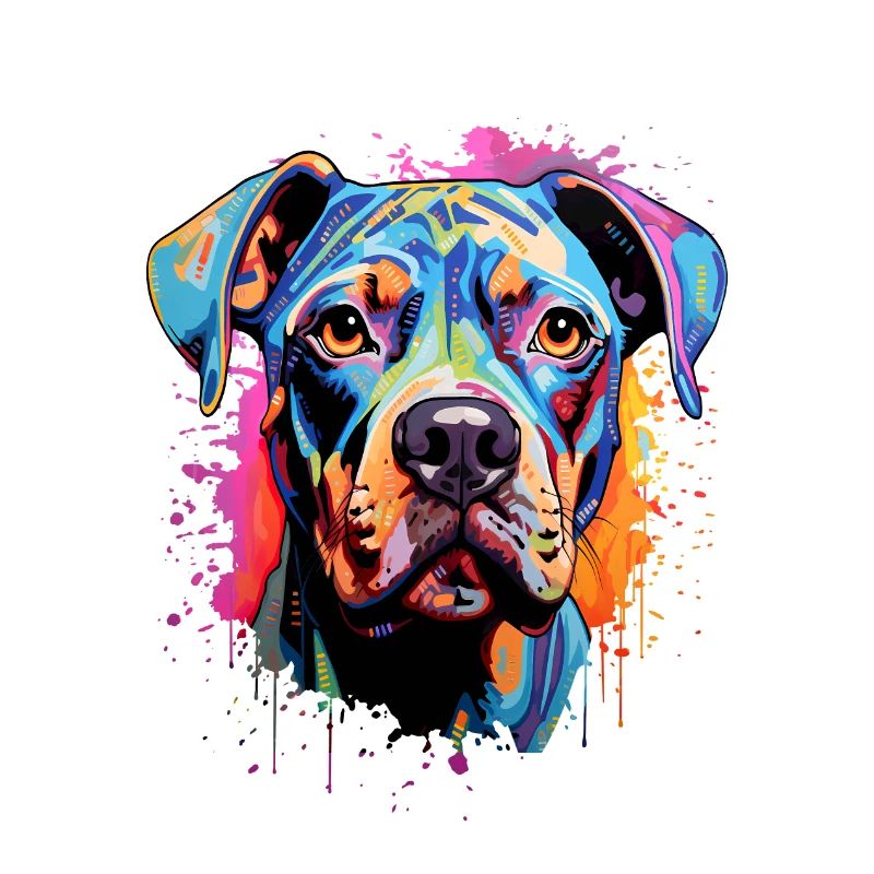 Boxer coloré