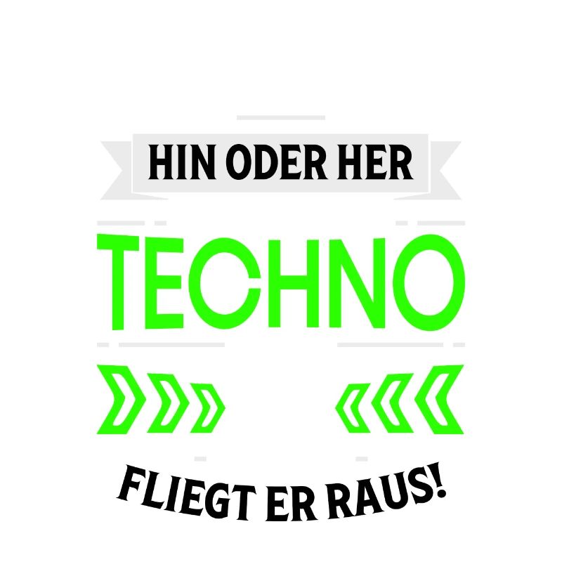 Ehemann steht nicht auf Techno - Techno Geschenk