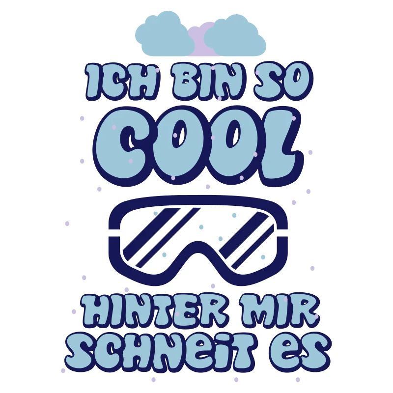 Winter: Ich bin so cool, hinter mir schneit es