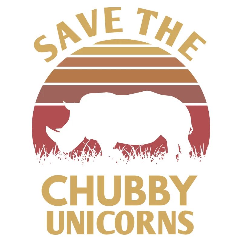 Save the Chubby Unicorns Design
