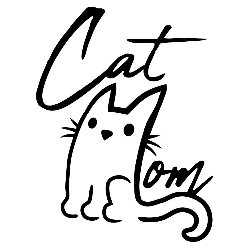 Logo de texte Cat Mom