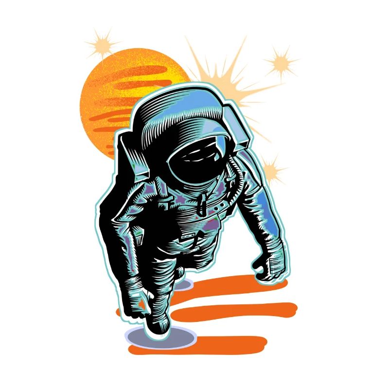 Astronaute - Galaxies spatiales
