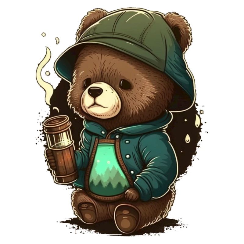smoking bear